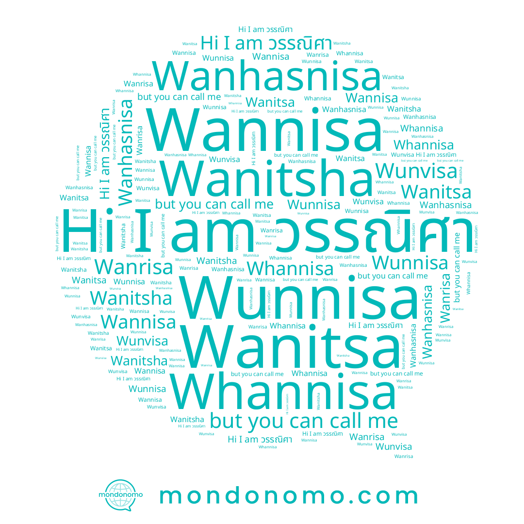 name Wannisa, name Wanitsa, name Wunnisa, name Wanrisa, name วรรณิศา, name Wanitsha, name Wanhasnisa, name Whannisa, name Wunvisa