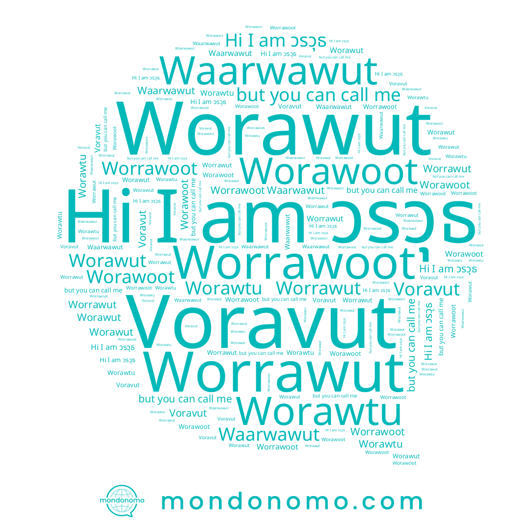 name Worawut, name Waarwawut, name Voravut, name Worawtu, name วรวุธ, name Worrawut, name Worrawoot