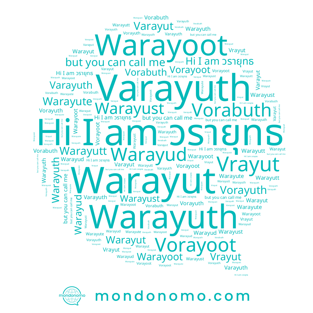 name Warayud, name Varayut, name Warayutt, name Vorayoot, name วรายุทธ, name Vrayut, name Varayuth, name Warayust, name Vorabuth, name Warayoot, name Warayute, name Warayut, name Vorayuth, name Warayuth