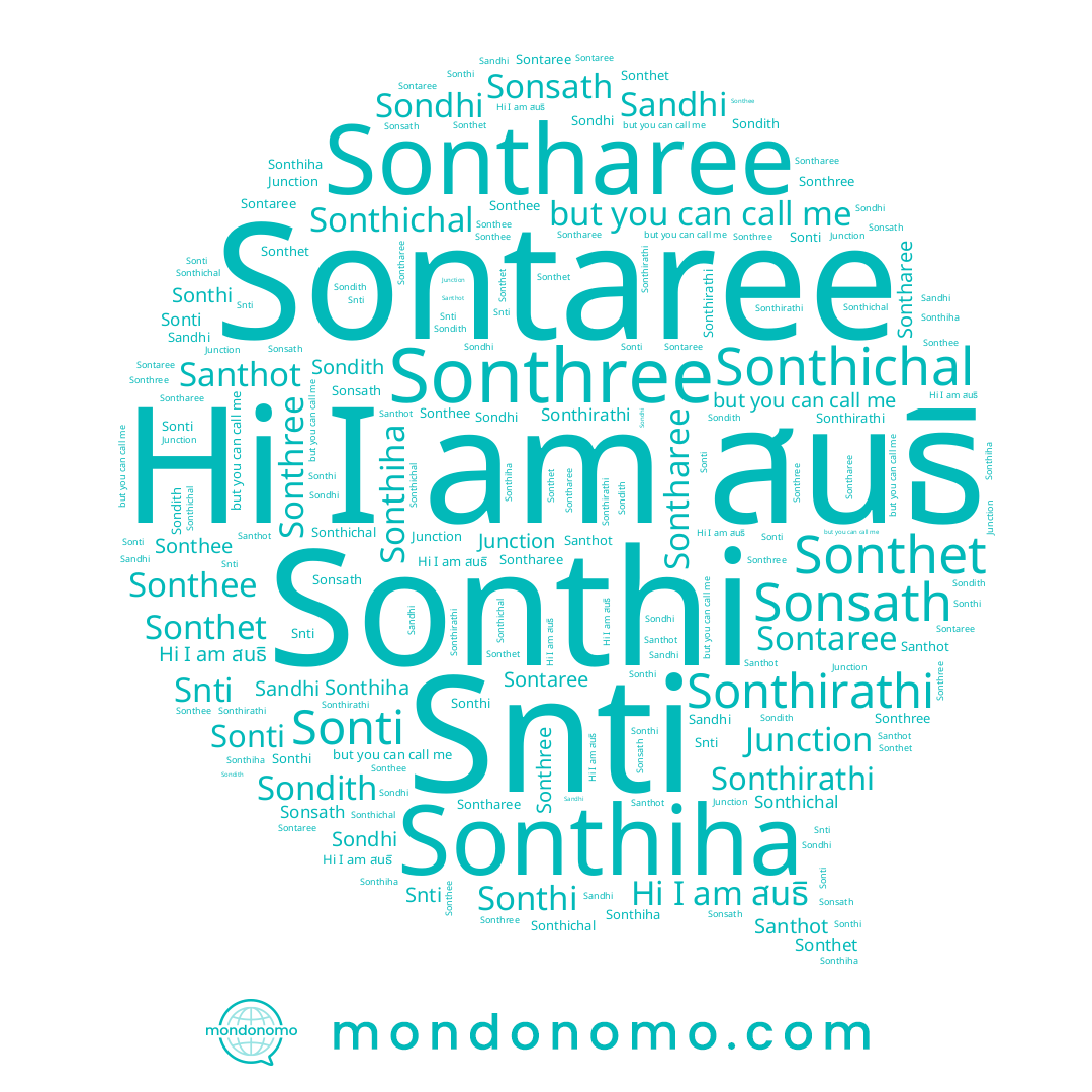 name Sonthirathi, name Sontaree, name สนธิ, name Sonthee, name Sondhi, name Sontharee, name Sonthiha, name Sondith, name Sonsath, name Sonthet, name Sonthree, name Santhot, name Sonthi, name Snti, name Sonthichal, name Sandhi