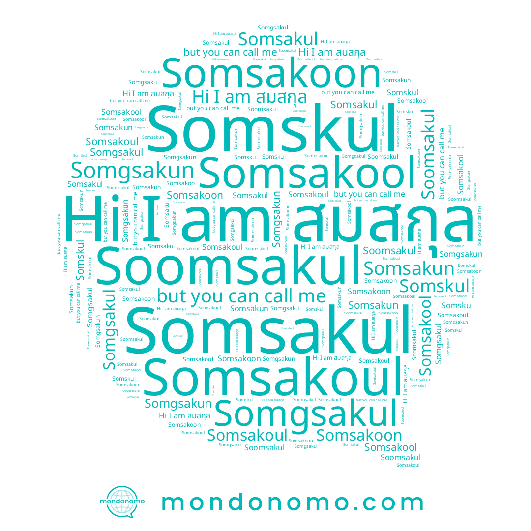 name สมสกุล, name Somsakool, name Somsakoon, name Somsakoul, name Soomsakul, name Somsakul, name Somsakun, name Somskul, name Somgsakul