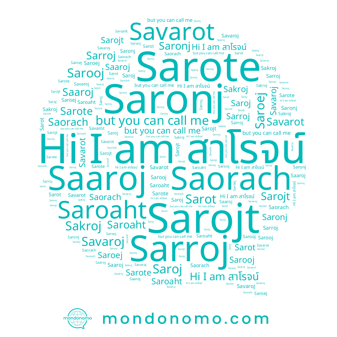 name Sarooj, name Sarroj, name Savarot, name Saorach, name Saaroj, name Sarojt, name Sarot, name สาโรจน์, name Saroej, name Saroaht, name Saroj, name Sarote, name Sakroj, name Saronj, name Savaroj