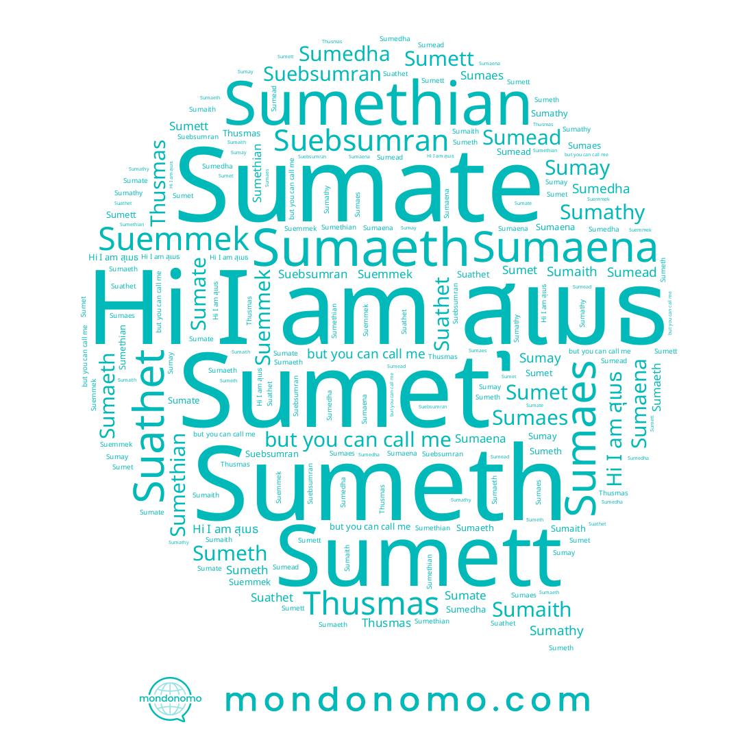 name Sumeth, name Suemmek, name Suathet, name Sumedha, name Sumet, name Sumett, name Sumaeth, name Suebsumran, name Thusmas, name Sumead, name Sumay, name สุเมธ, name Sumate, name Sumaena, name Sumethian, name Sumaes, name Sumathy, name Sumaith