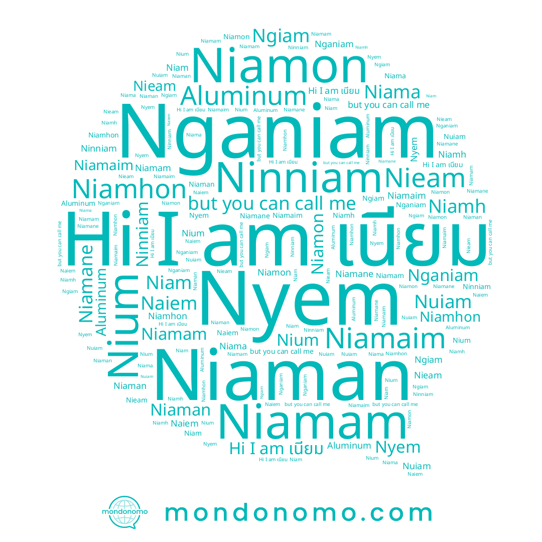 name Niamon, name Niamh, name Nyem, name Niama, name เนียม, name Nieam, name Niamaim, name Niamam, name Nium, name Niamane, name Naiem, name Nuiam, name Nganiam, name Ninniam, name Niaman, name Ngiam, name Niamhon