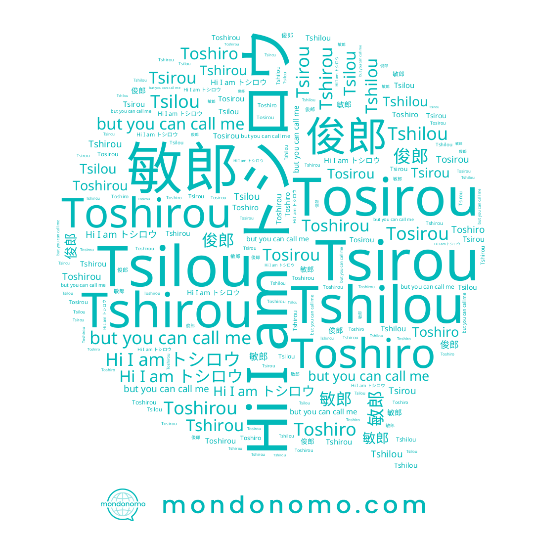 name Toshirou, name Tshilou, name Tshirou, name 俊郎, name トシロウ, name 敏郎, name Tosirou, name Tsirou, name Tsilou