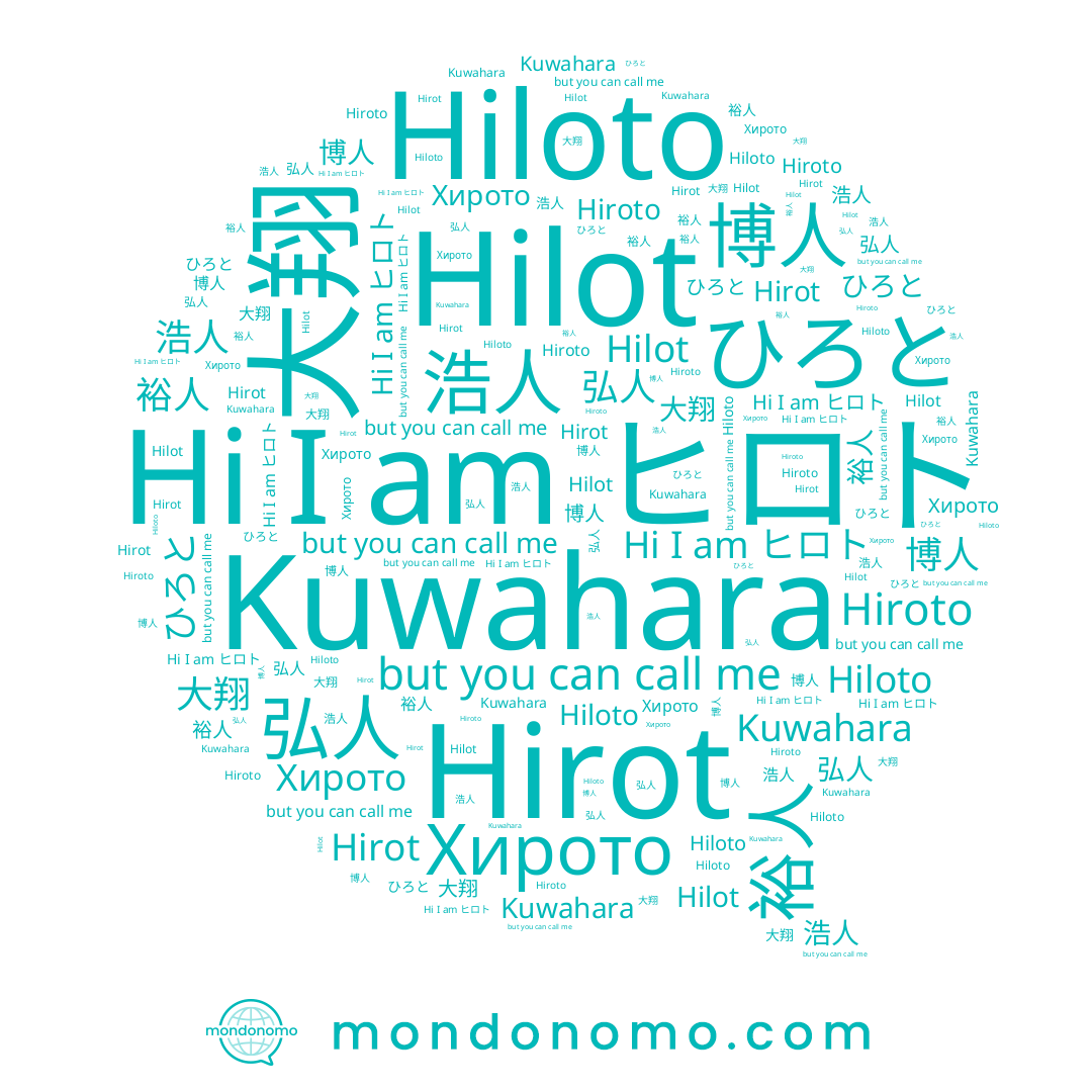 name ヒロト, name Hilot, name Хирото, name 裕人, name Hiloto, name Kuwahara, name 大翔, name 浩人, name ひろと, name 弘人, name 博人, name Hiroto, name Hirot