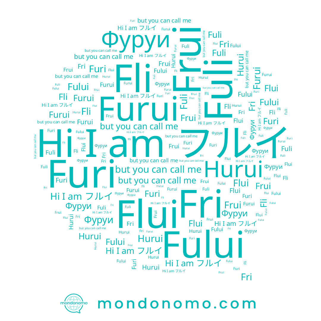 name Furi, name フルイ, name Fuli, name Fri, name Фуруи, name Fului