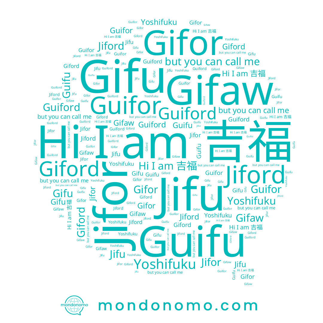 name Guiford, name Jifor, name 吉福, name Giford, name Guifor, name Jifu, name Jiford, name Gifor, name Gifaw, name Guifu