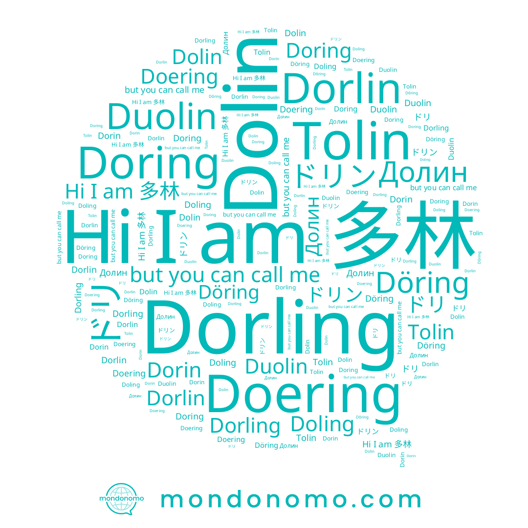 name Doling, name Doring, name Doering, name Döring, name ドリン, name Dorin, name Dorling, name Долин, name Tolin, name Dorlin, name Dolin, name Duolin, name ドリ, name 多林