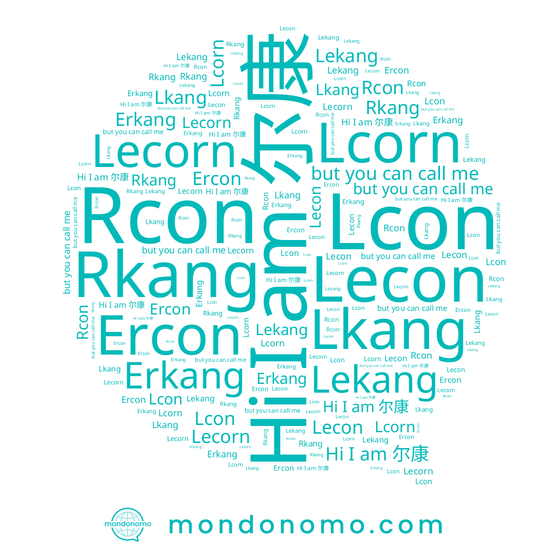 name Lkang, name Lekang, name Lcorn, name Lcon, name 尔康, name Rkang, name Lecorn, name Lecon