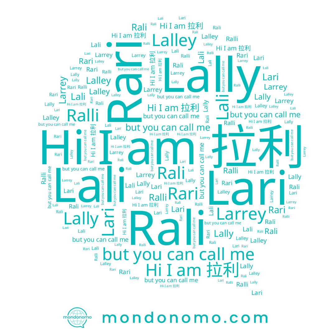 name Lally, name Rali, name Lalley, name Lari, name Lali, name Larrey, name Ralli, name 拉利, name Rari