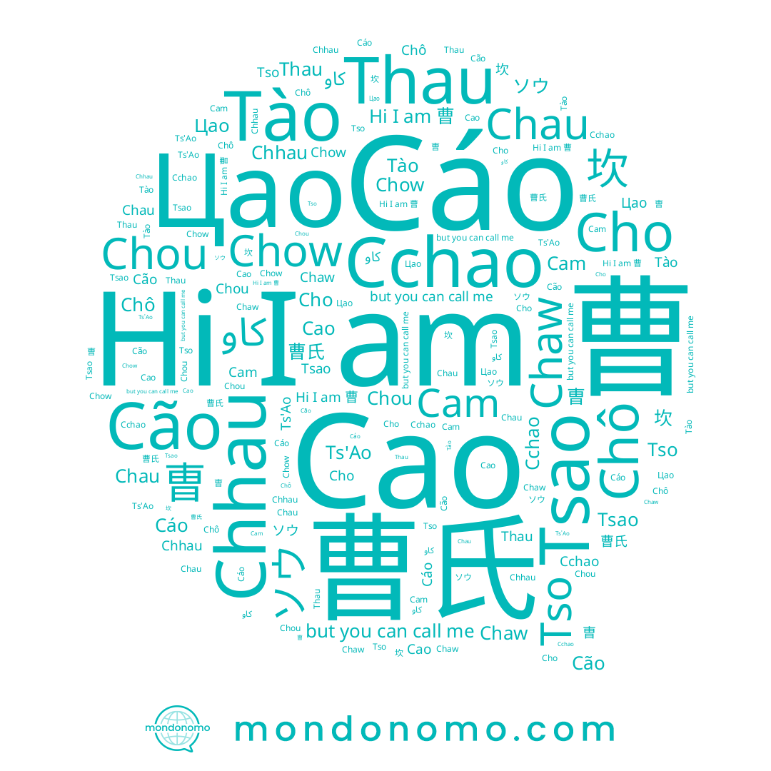 name 坎, name 曺, name ソウ, name Cho, name Cam, name Chou, name Tào, name كاو, name Cao, name 曹氏, name Tsao, name Chow, name Chaw, name Tso, name Cão, name Цао, name Cáo, name Chô, name 曹, name Cchao, name Thau, name Chhau, name Chau