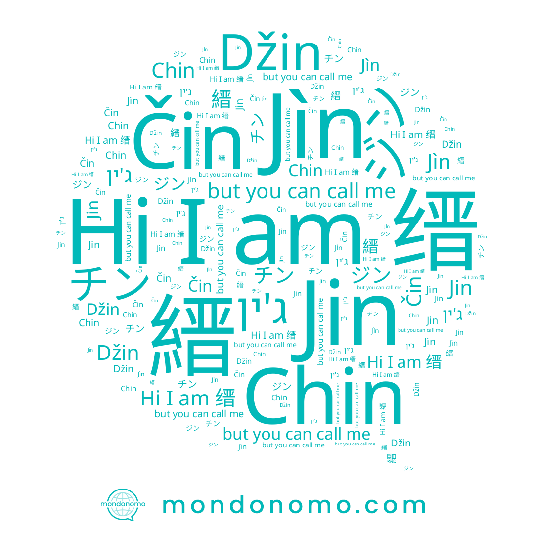 name ג'ין, name 缙, name Chin, name チン, name Jin, name 縉, name ジン, name 진, name Džin, name Čin