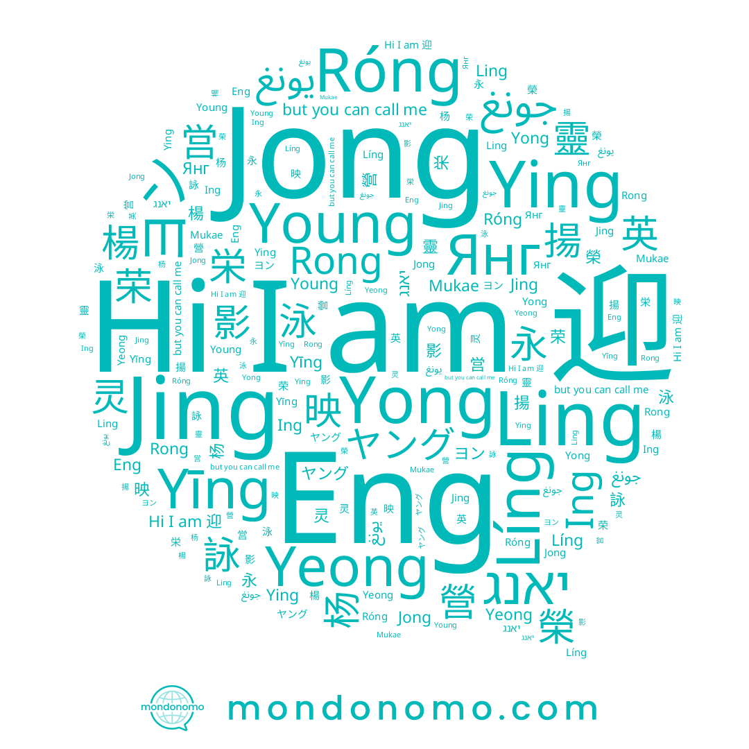 name Róng, name Янг, name Ing, name Líng, name 影, name 營, name Yeong, name 荣, name جونغ, name Eng, name Jong, name 詠, name 영, name 杨, name Rong, name Young, name יאנג, name Mukae, name Ling, name Ying, name 永, name 英, name ヤング, name Yong, name 灵, name ヨン, name 楊, name 榮, name Yīng, name 営, name 揚, name 映, name 迎, name يونغ, name 靈, name Jing, name 泳
