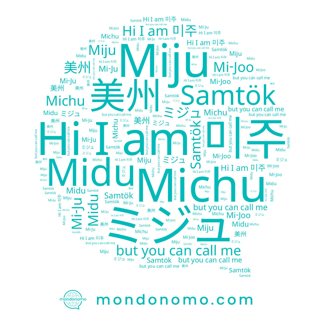 name 미주, name Mi-Ju, name 美州, name Michu, name Mi-Joo, name ミジュ, name Miju